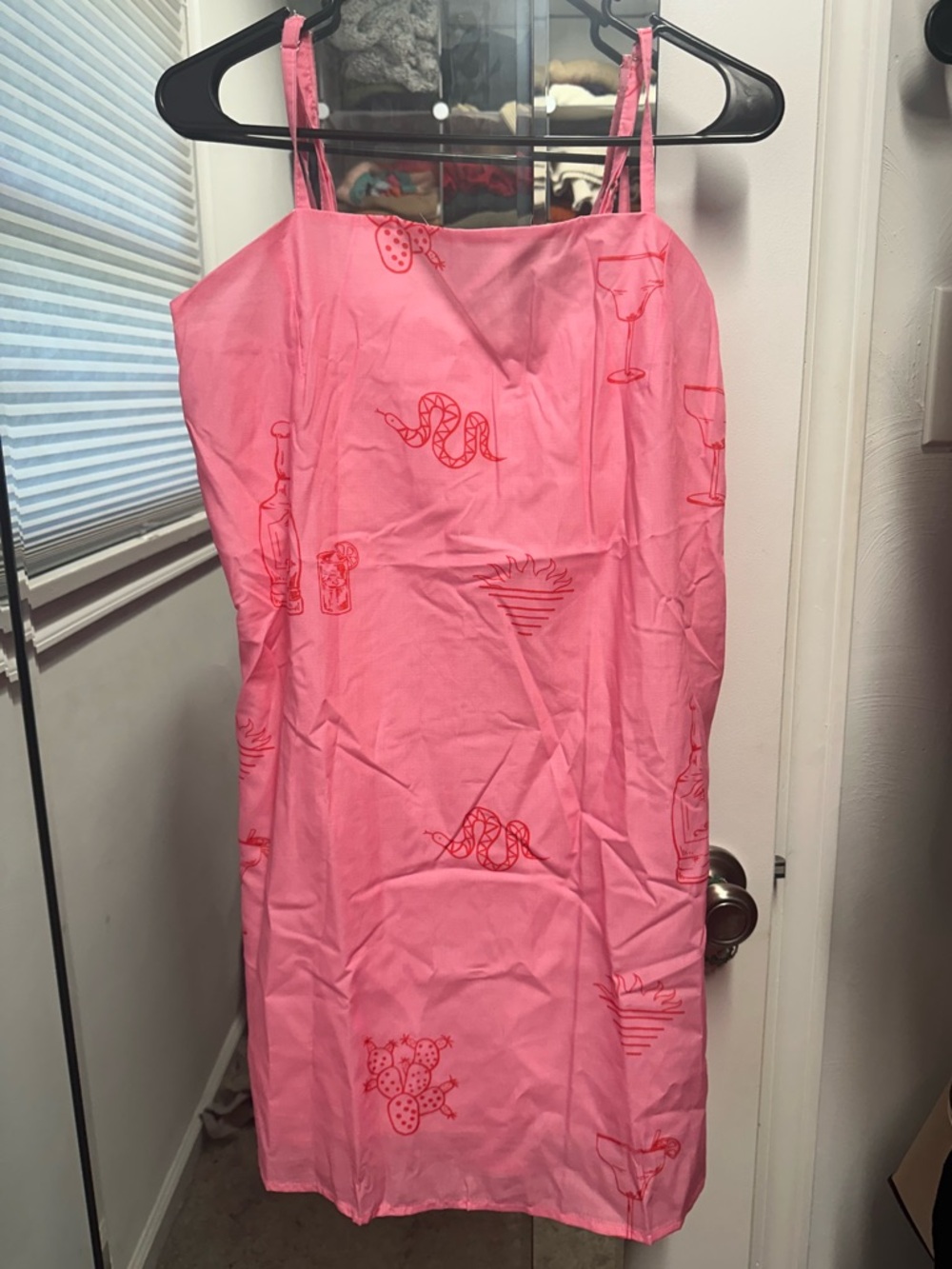 Pink Babydoll Style Dress Large